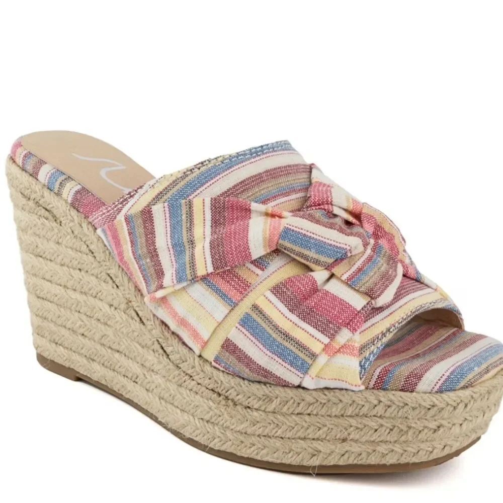 BRAND NEW SUGAR HARLEM WOMEN'S ESPADRILLE WEDGE SANDAL
